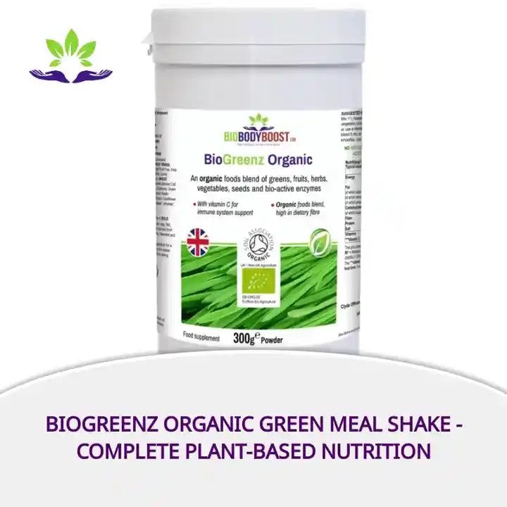 BioGreenz Organic Green Meal Shake - Complete Plant-Based Nutrition by@Outfy