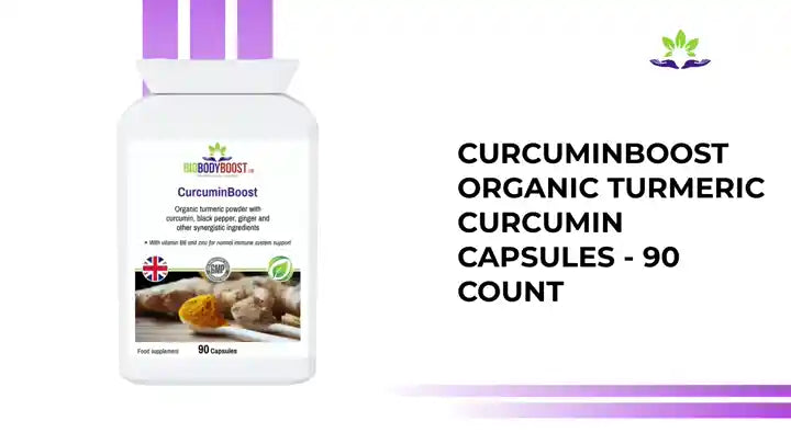 CurcuminBoost Organic Turmeric Curcumin Capsules - 90 Count by@Outfy