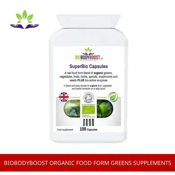 BioBodyBoost Organic Food Form Greens Supplements by@Outfy