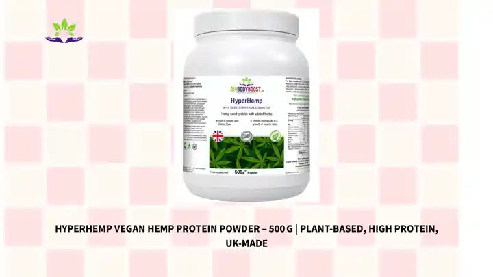 HyperHemp Vegan Hemp Protein Powder &ndash; 500 g | Plant‑Based, High Protein, UK‑Made by@Outfy