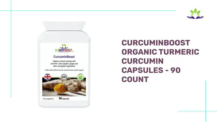 CurcuminBoost Organic Turmeric Curcumin Capsules - 90 Count by@Outfy