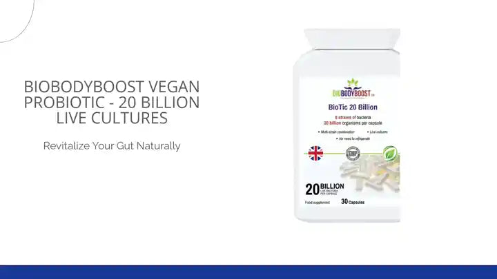 BioBodyBoost Vegan Probiotic - 20 Billion Live Cultures by@Outfy