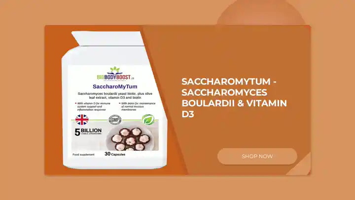 SaccharoMyTum - Saccharomyces Boulardii &amp; Vitamin D3 by@Outfy