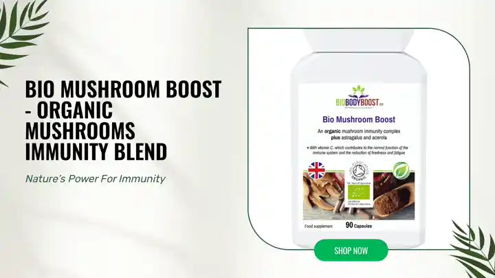 Bio Mushroom Boost - Organic Mushrooms Immunity Blend by@Outfy