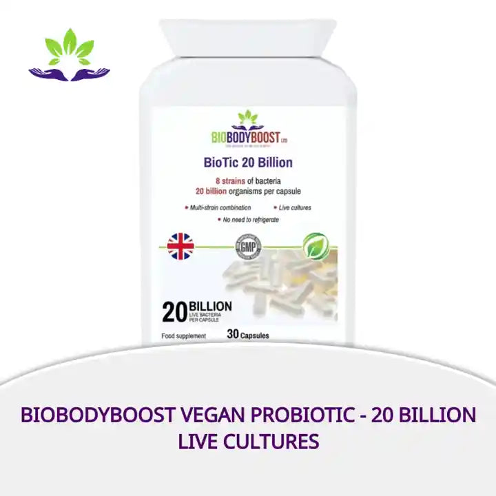 BioBodyBoost Vegan Probiotic - 20 Billion Live Cultures by@Outfy