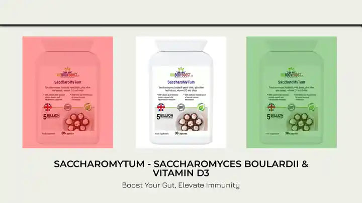 SaccharoMyTum - Saccharomyces Boulardii &amp; Vitamin D3 by@Outfy