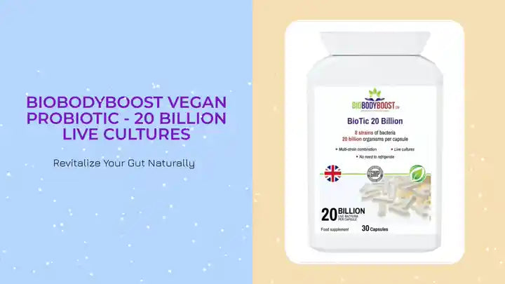 BioBodyBoost Vegan Probiotic - 20 Billion Live Cultures by@Outfy