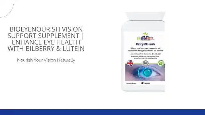 BioEyeNourish Vision Support Supplement | Enhance Eye Health with Bilberry &amp; Lutein by@Outfy