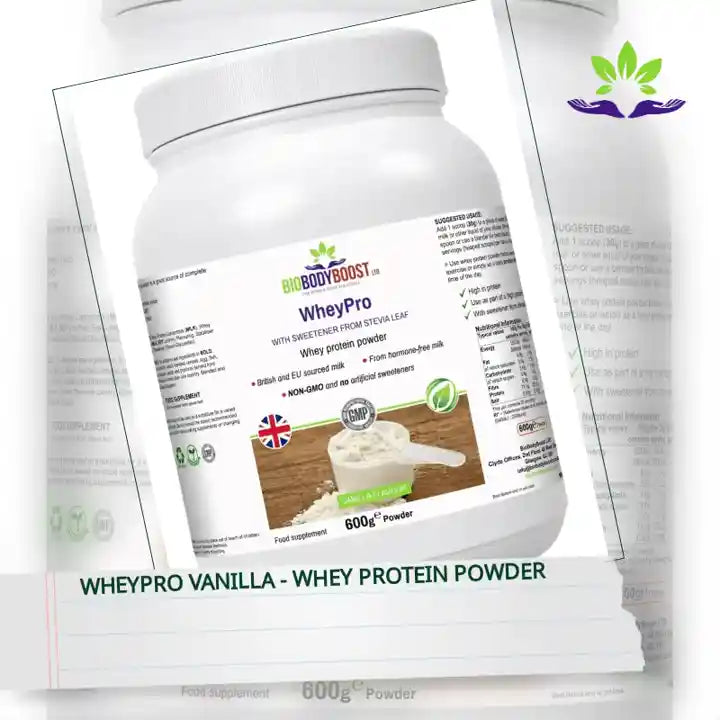WheyPro Vanilla - Whey Protein Powder by@Outfy