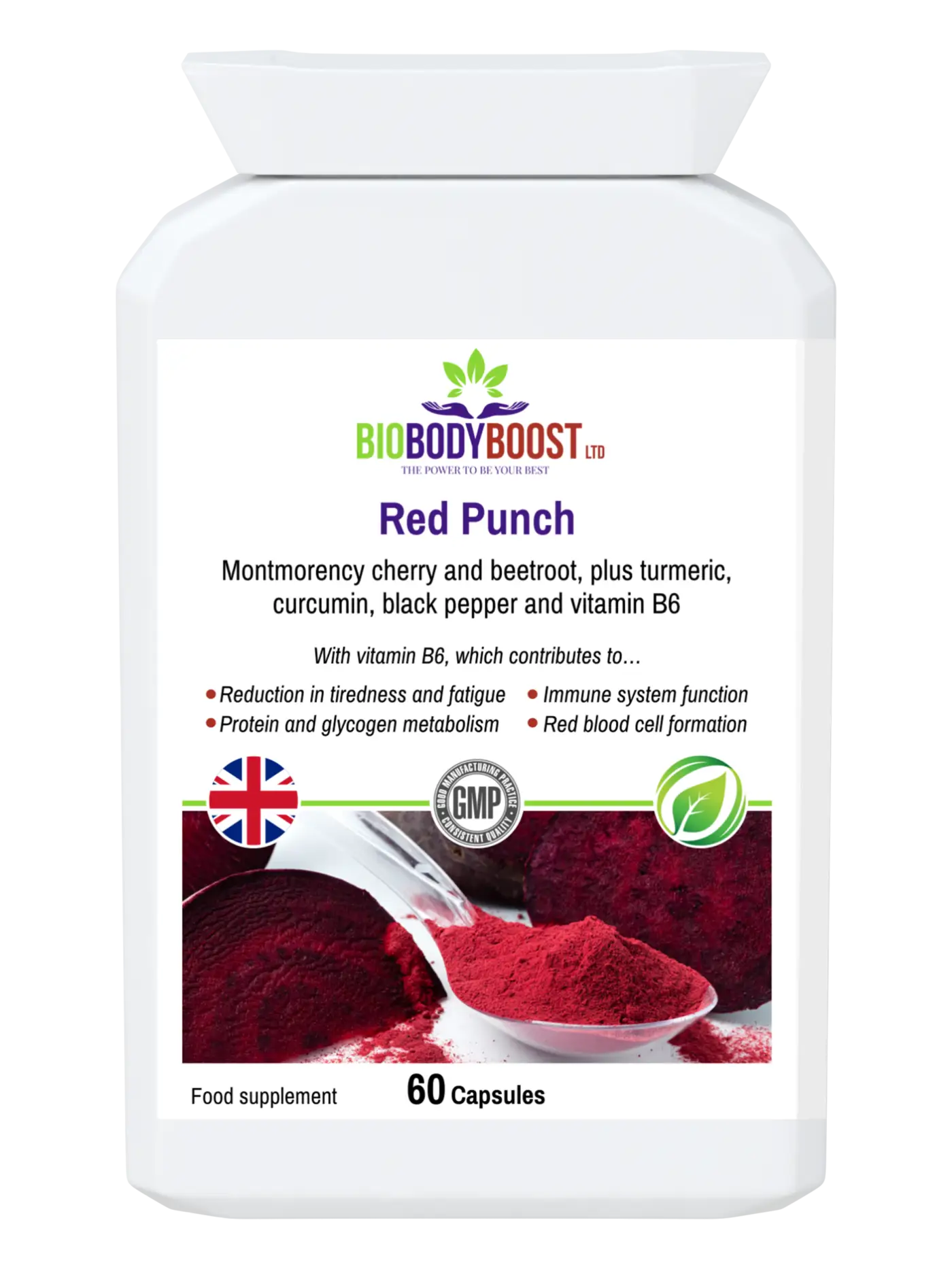 Beetroot and Cherry Supplement | BioBodyBoost