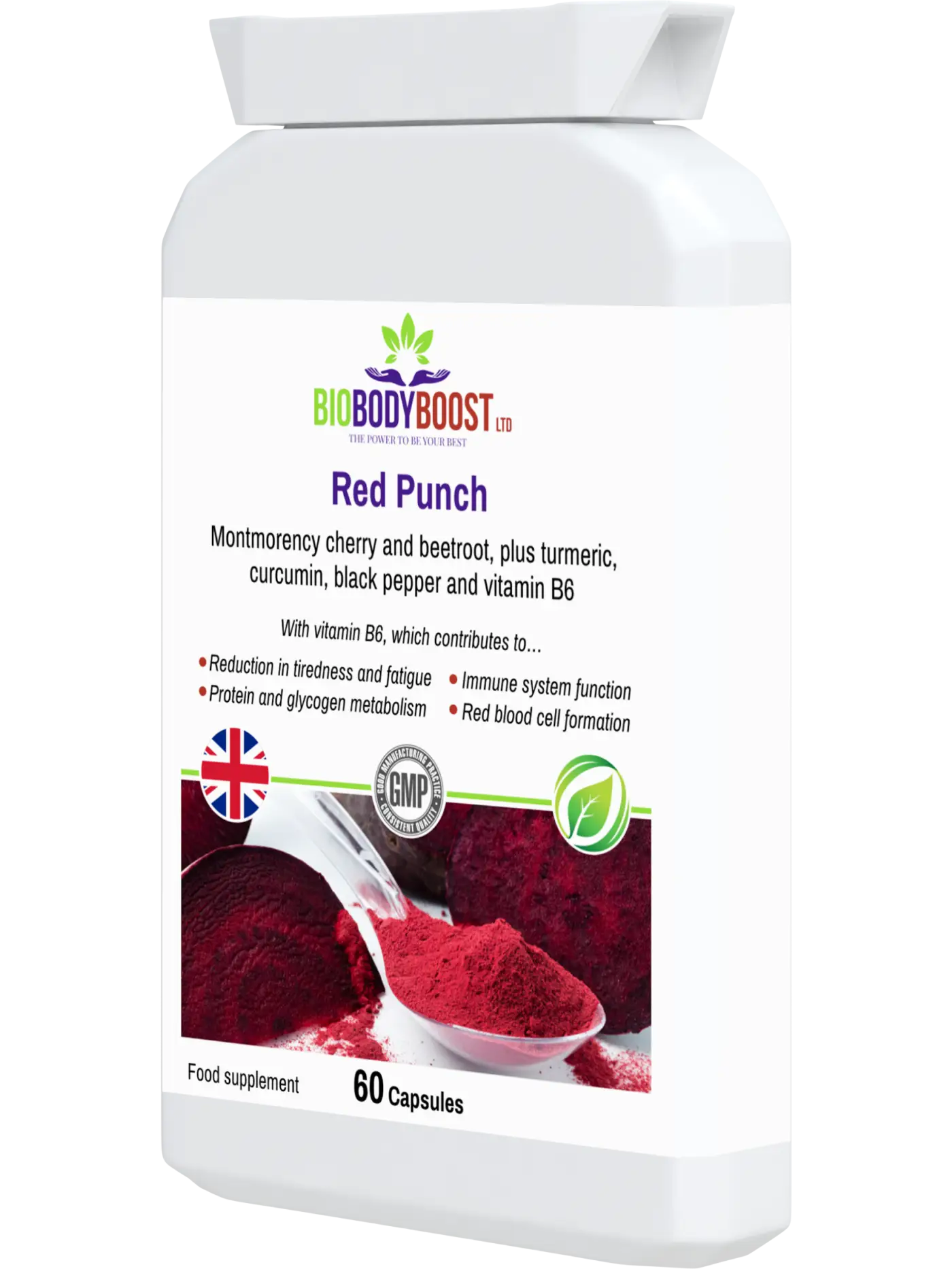Beetroot and Cherry Supplement | BioBodyBoost