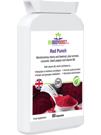 Red Punch - Beetroot and Cherry Supplement - BioBodyBoost