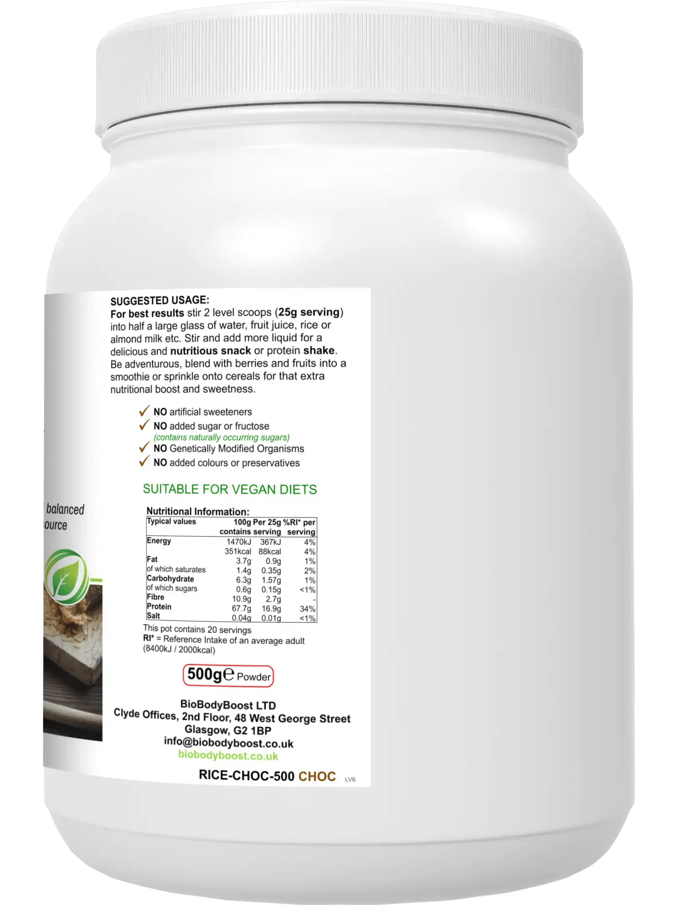 RicePro - Rice Protein Powder Blend - Powders