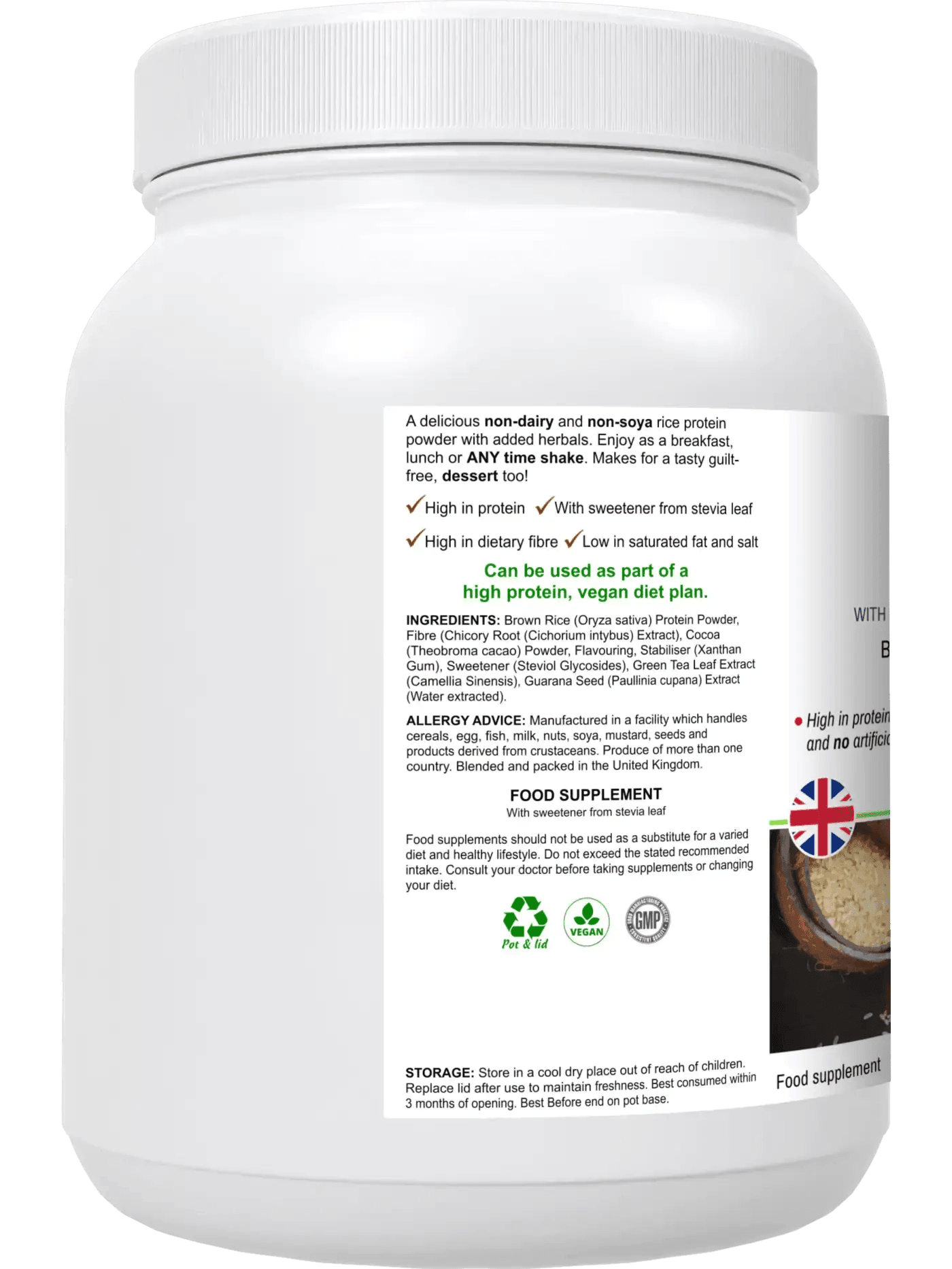 RicePro - Rice Protein Powder Blend - BioBodyBoost