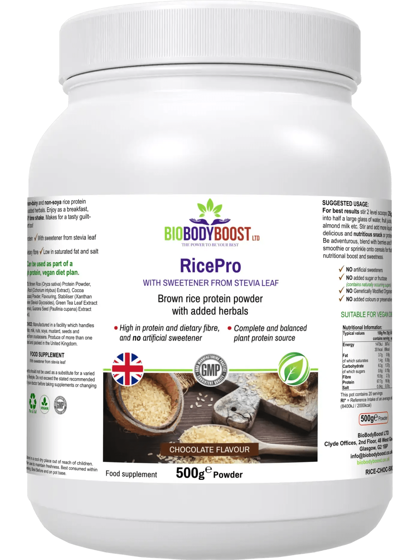 RicePro - Rice Protein Powder Blend - Powders