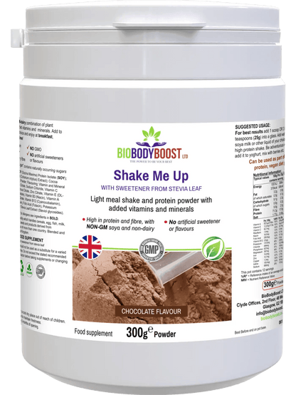 Shake Me Up (Chocolate flavour)- Vegan Protein Shake - BioBodyBoost