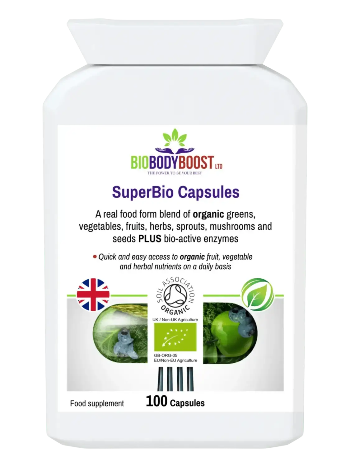 Unlock the Power of Nature’s Bounty: Discover SuperBio Capsules - Your Organic Superfood Blend 🌱