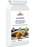 BioBodyBoost CurcuminBoost turmeric supplement UK — zinc and B6 formula, certified organic, halal approved, gluten-free