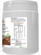 Shake Me Up chocolate plant protein shake UK — pea and rice protein blend, high fibre, low sugar, 300g bag