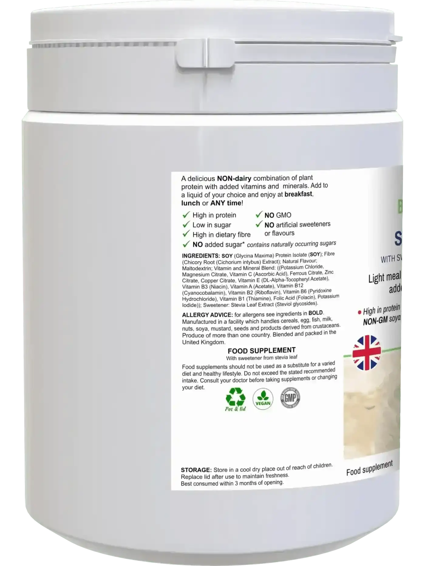 Shake Me Up Vanilla - Vegan Meal Powder - Diet Protein Shakes