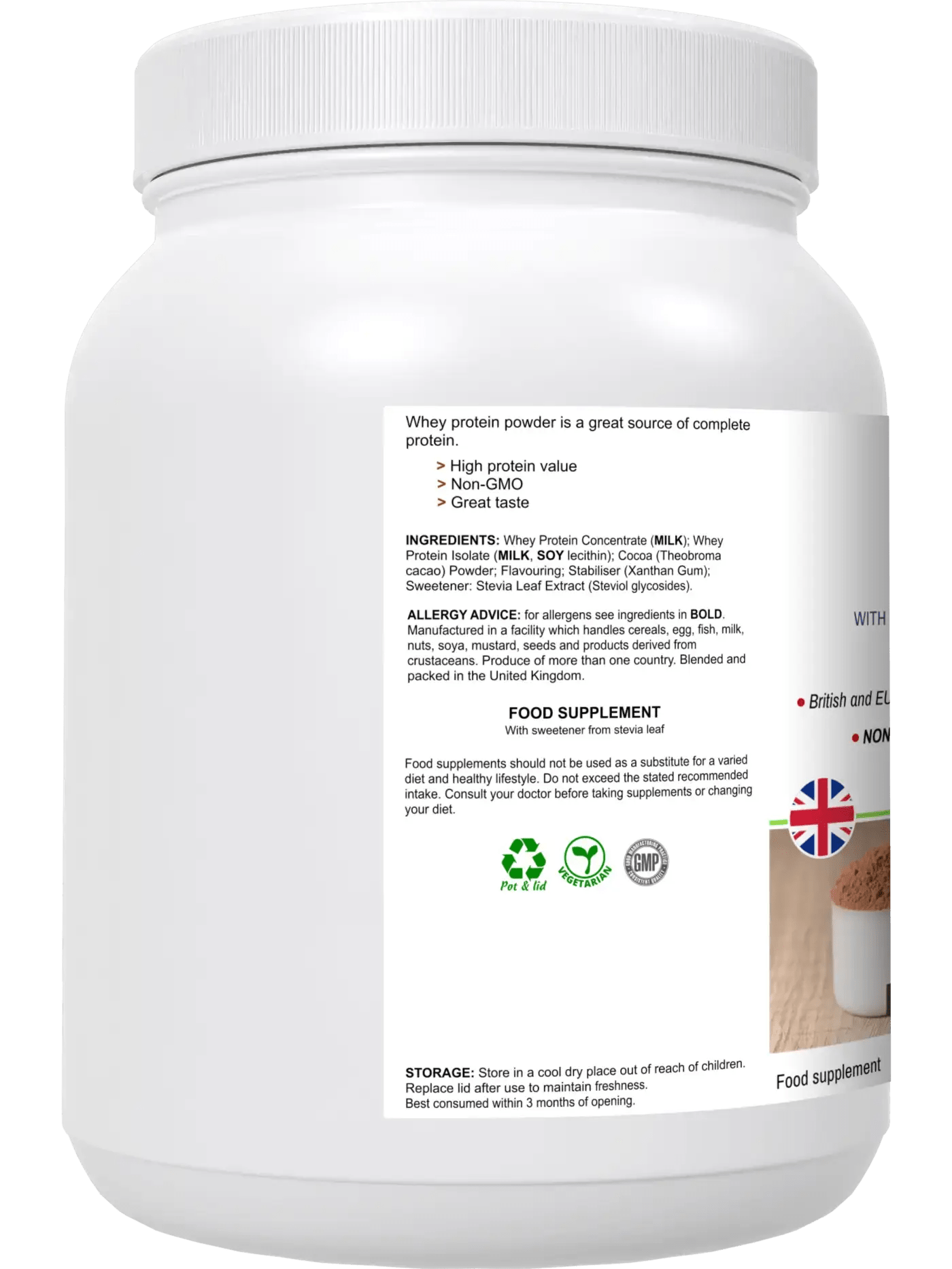 WheyPro - (Chocolate flavour) Whey Protein Powder - Powders