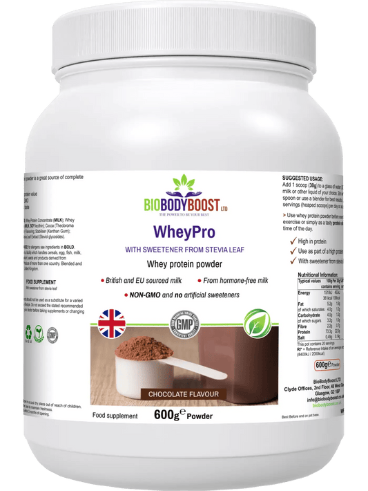 WheyPro - (Chocolate flavour) Whey Protein Powder - Powders