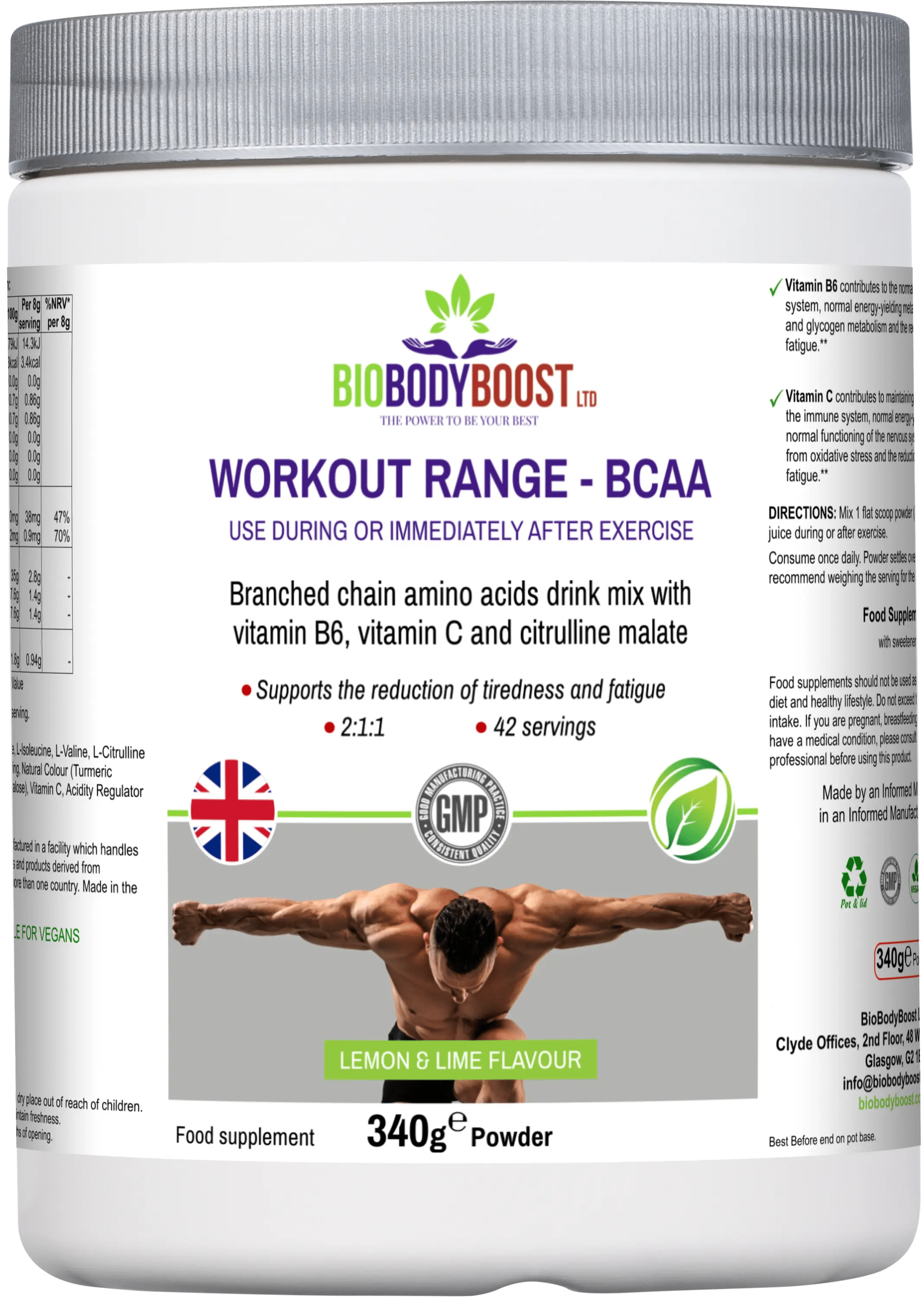 Workout Range - BCAA: Amino Acids Drink Mix