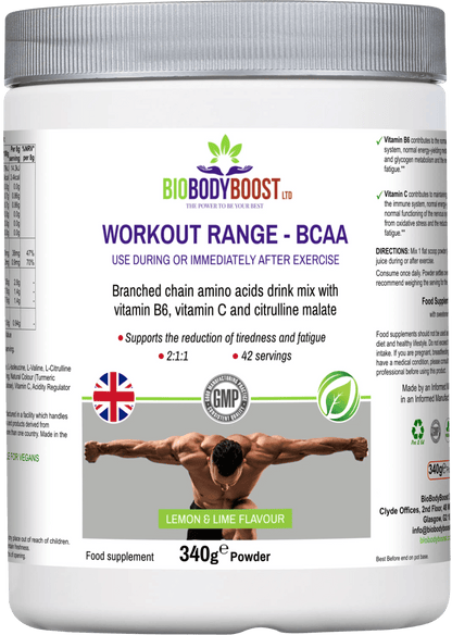 Workout Range - BCAA: Amino Acids Drink Mix - BioBodyBoost