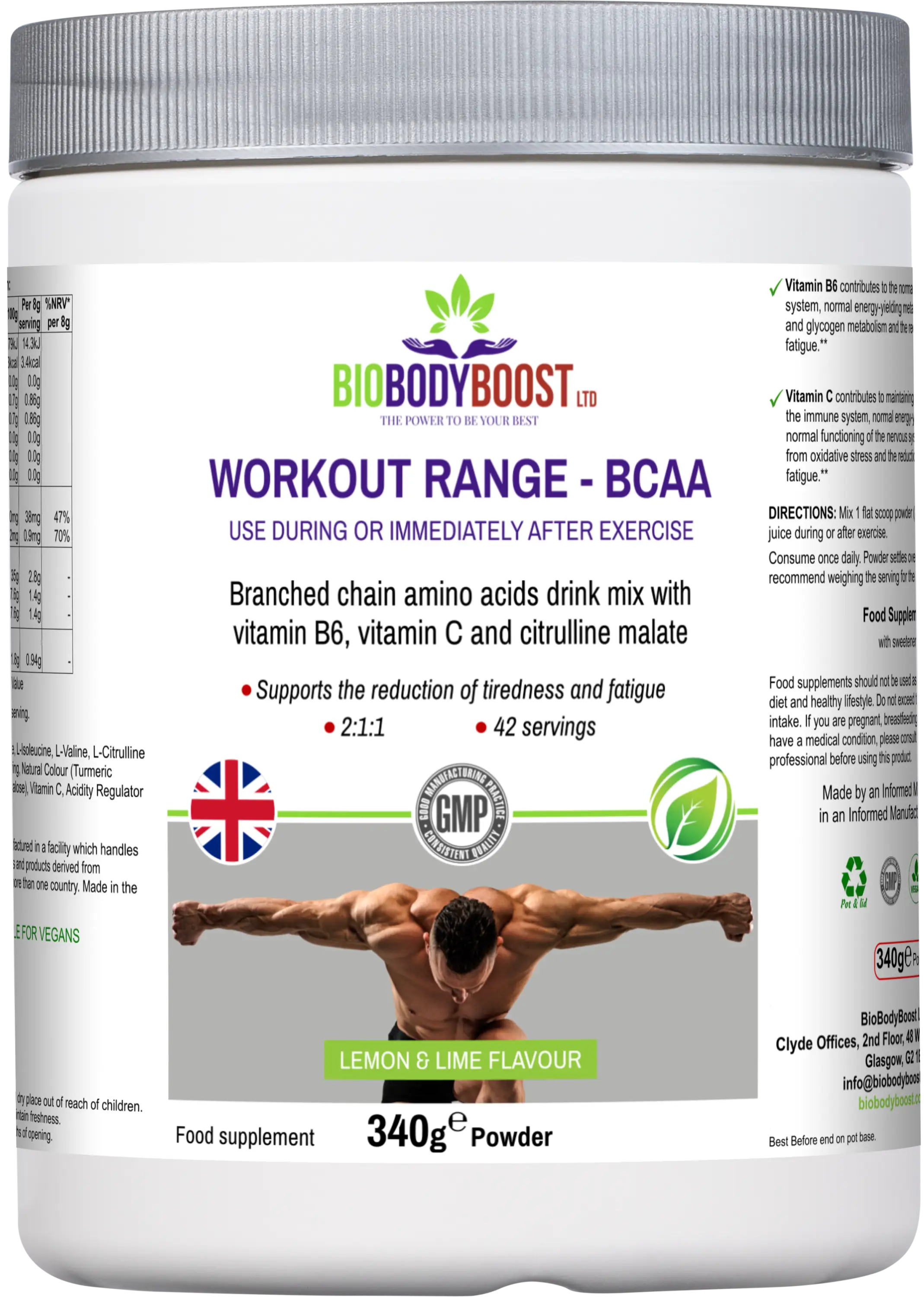 Workout Range - BCAA: Amino Acids Drink Mix