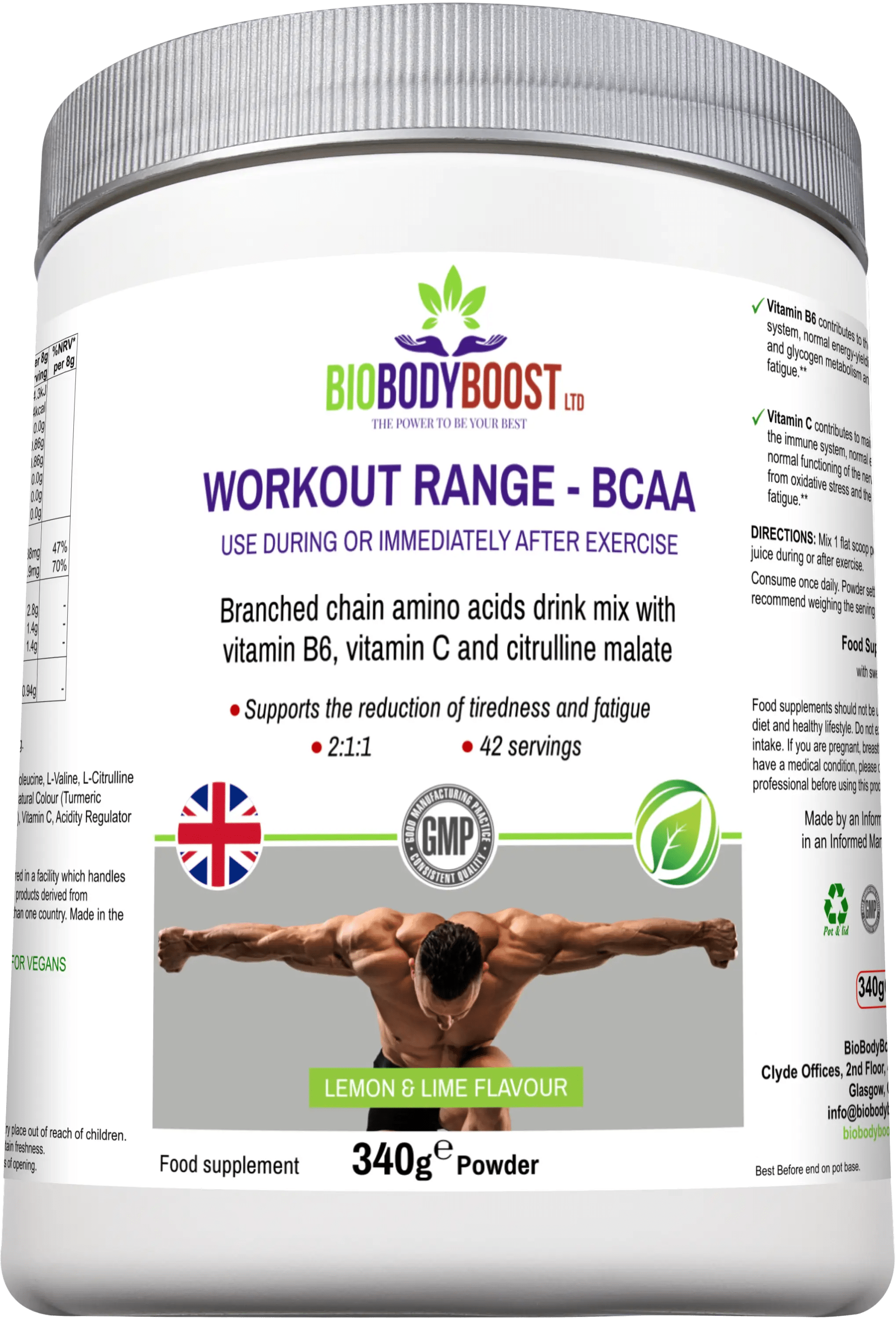 Workout Range - BCAA: Amino Acids Drink Mix