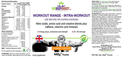 Workout Range - Intra-Workout: Amino Acids and Creatine Blend - BioBodyBoost