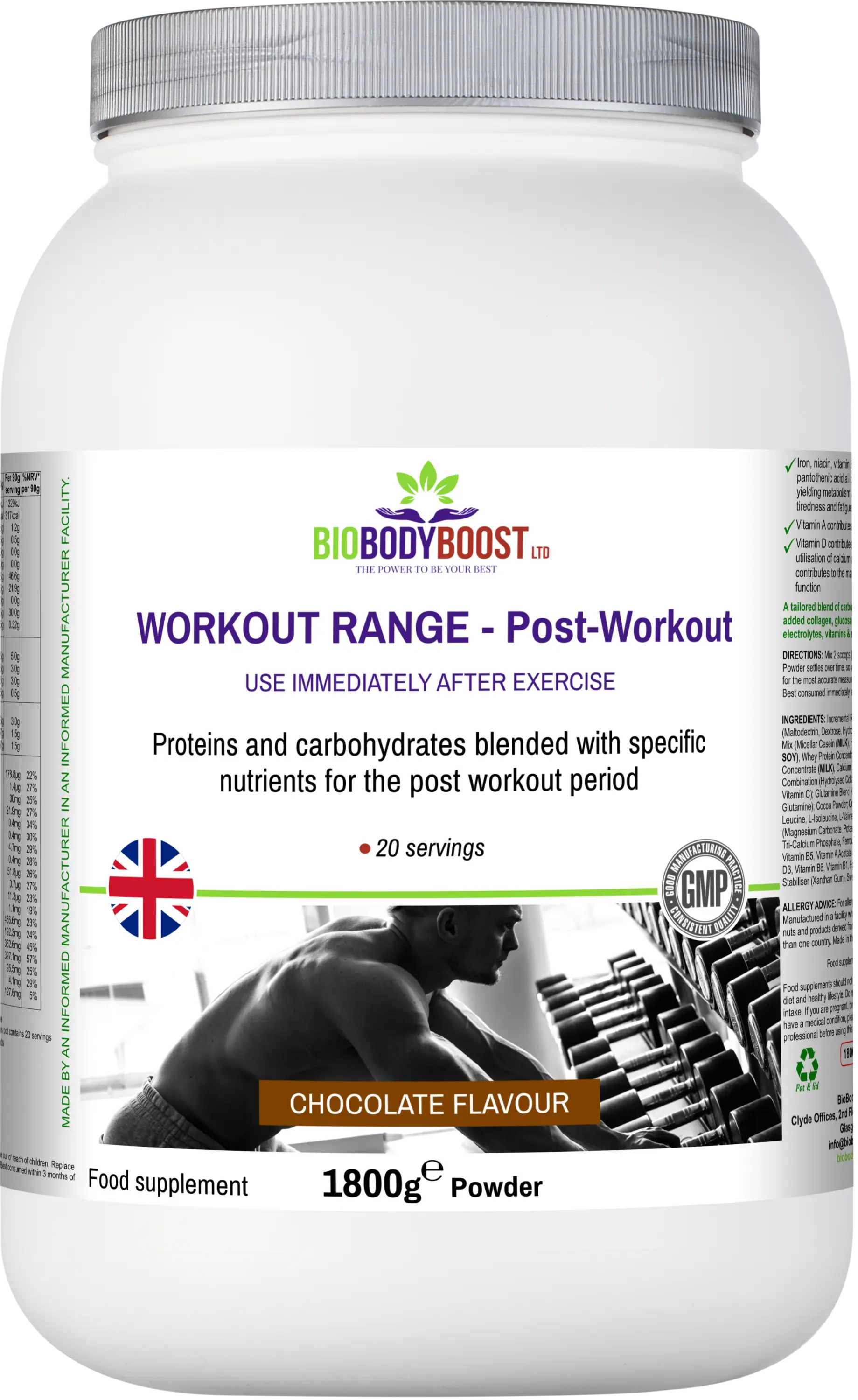 Workout Range - Post-Workout Drink Mix - Protein Powders