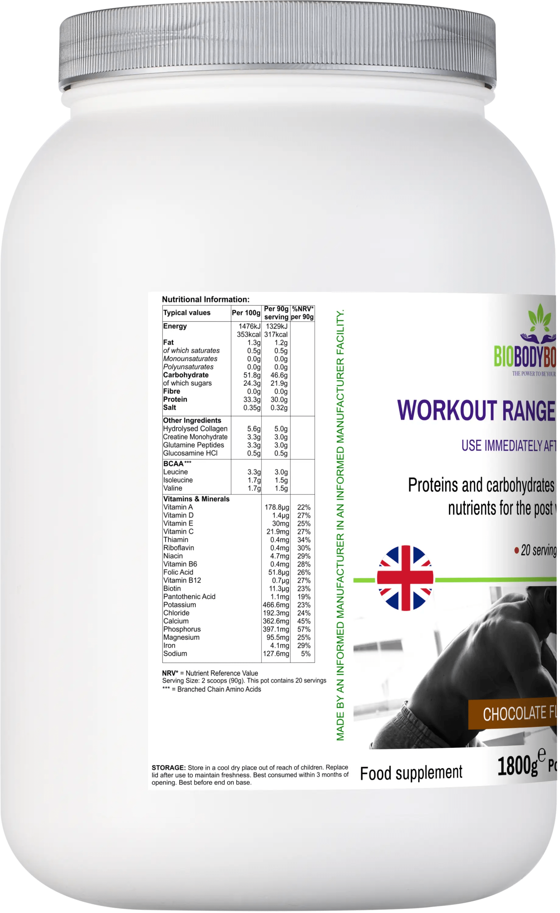 Workout Range - Post-Workout Drink Mix - Protein Powders