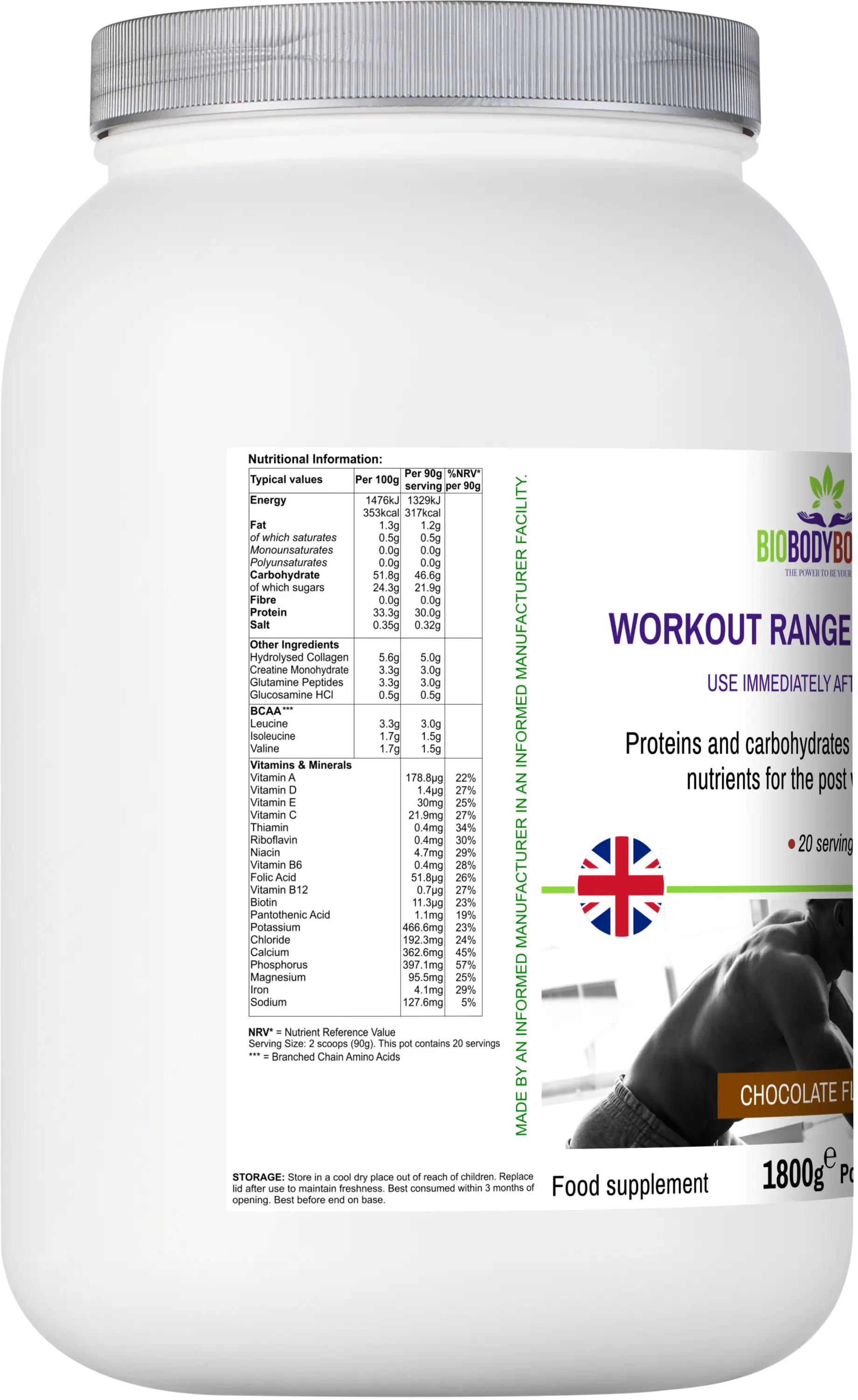 Workout Range - Post-Workout Drink Mix - Protein Powders