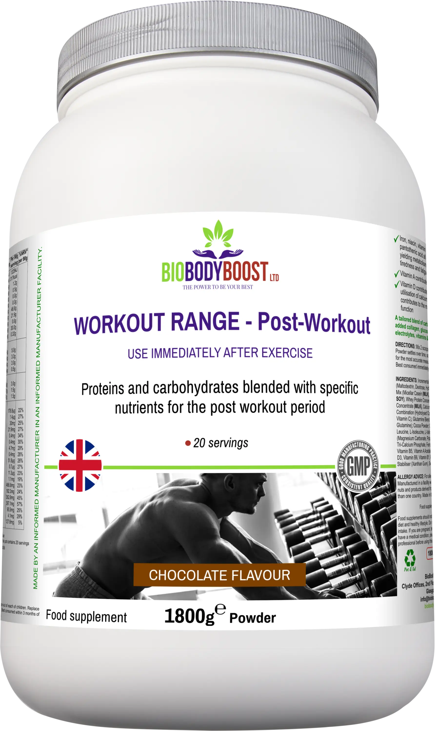 Workout Range - Post-Workout Drink Mix - Protein Powders